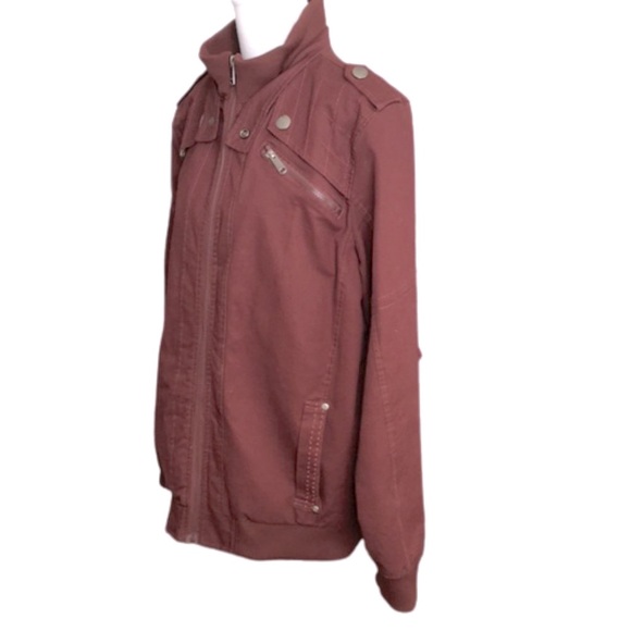 DWAR Men’s Dark Red utility jacket. Size M - Picture 5 of 10